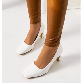 Escarpins Femme Graves blancs écru 2