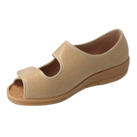 Befado chaussures pour femmes pu 941D001 beige 2