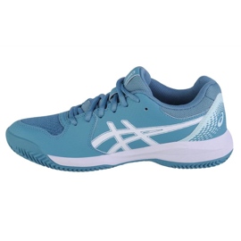 Chaussures Asics Gel-Dedicate 8 Clay W 1042A255-400 bleu 1 Chaussures Asics Gel-Dedicate 8 Clay W 1042A255-400 bleu 1