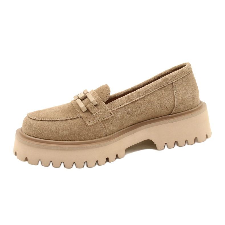 Mocassins en daim avec décoration Filippo DP4792/23 BE beige 1