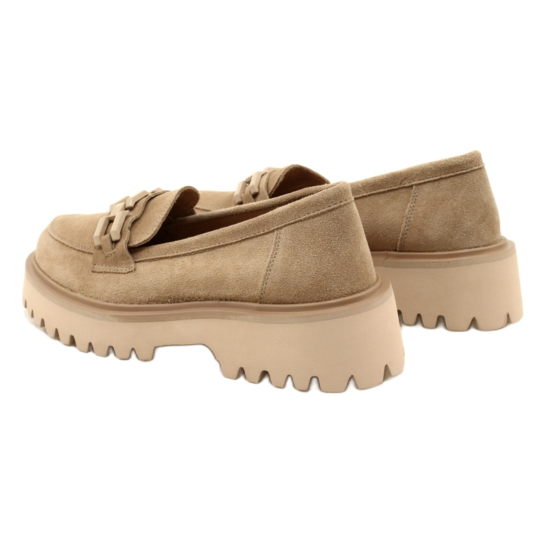 Mocassins en daim avec décoration Filippo DP4792/23 BE beige 3