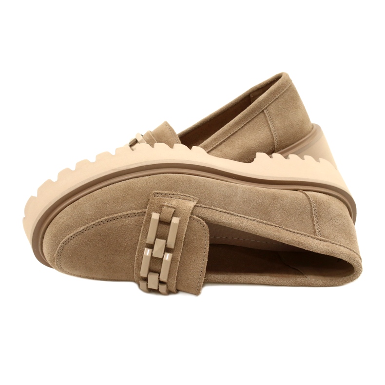 Mocassins en daim avec décoration Filippo DP4792/23 BE beige 4