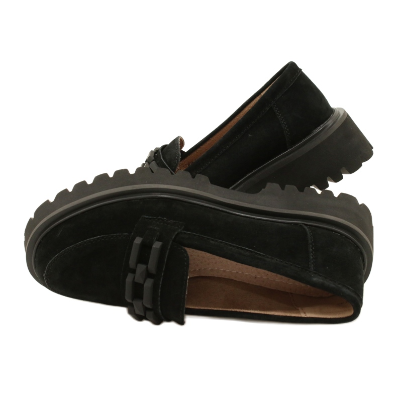 Mocassins en daim Filippo DP4792/23 BK SU le noir 4
