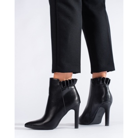 Bottines à talons femme Shelovet noires 1