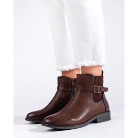 Bottines femme Shelovet marron classiques brun 1