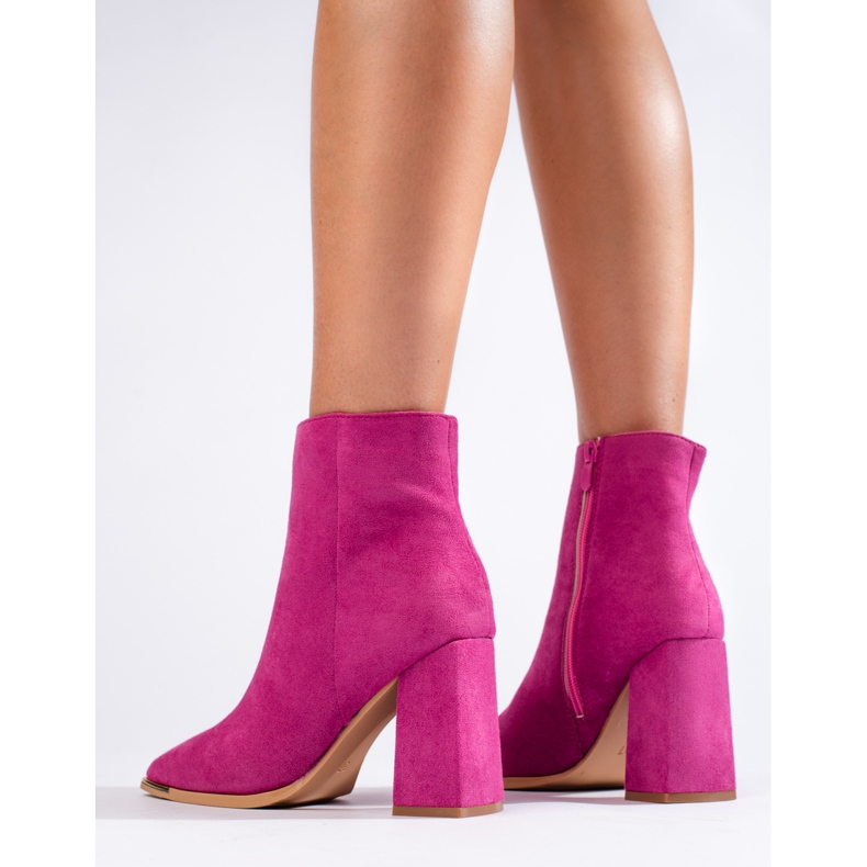 Bottes femme fuchsia sur le poste Shelovet rose 2