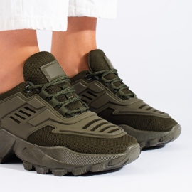 Baskets Shelovet femme vert foncé 2