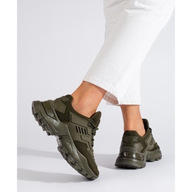 Baskets Shelovet femme vert foncé 3