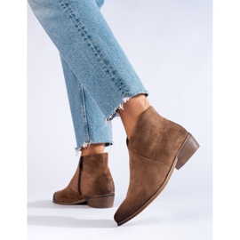 W. Potocki Bottes de cowboy en daim marron de Potocki brun 3