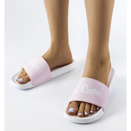 Lee Cooper LCW-23-42-1734L chaussons en caoutchouc rose 1