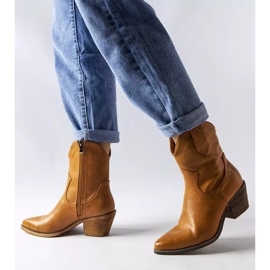 Santiags marron L08-198 Camel brun 1 Santiags marron L08-198 Camel brun 1