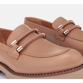 Marco Shoes Mocassins légers beige 2