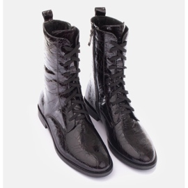 Marco Shoes Bottines classiques à talons bas le noir 5