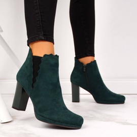 Bottines isolées femme, vert Jezzi FAF125-12 6
