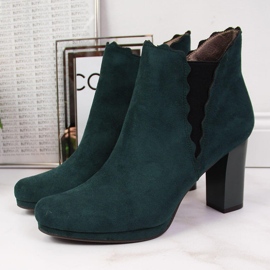 Bottines isolées femme, vert Jezzi FAF125-12 4