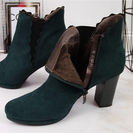 Bottines isolées femme, vert Jezzi FAF125-12 5