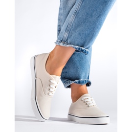 SHELOVET Baskets femme beige 2