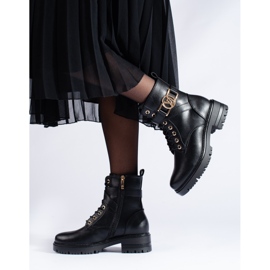 W. Potocki Vêtements de travail pour femmes Potocki en cuir écologique le noir 2 W. Potocki Vêtements de travail pour femmes Potocki en cuir écologique le noir 2