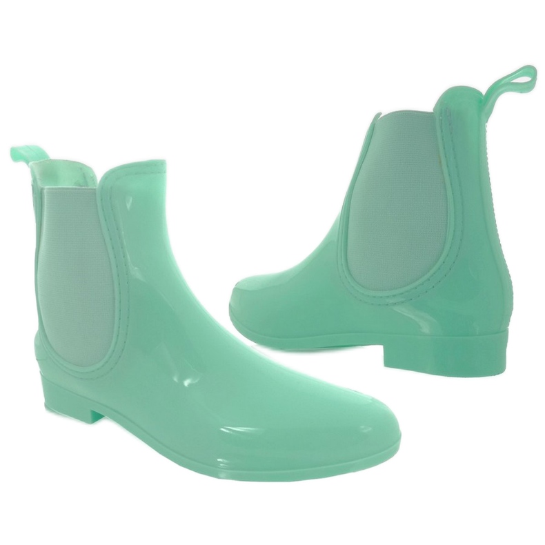 Bottines Jodhpur LFF10-3 laque menthe vert 1