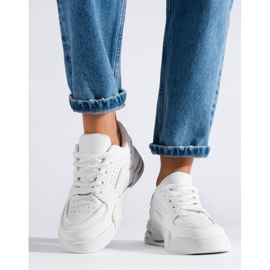 Baskets blanches Shelovet femme 1