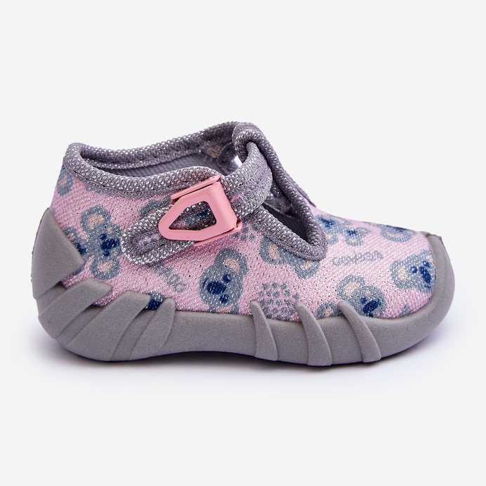 BEFADO S.A. Befado 110P474 Chaussons Brillants, Gris et Rose 2 BEFADO S.A. Befado 110P474 Chaussons Brillants, Gris et Rose 2