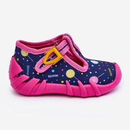 BEFADO S.A. Befado 110P471 Chaussons Chaussures Fille, Rose et Bleu Marine 2 BEFADO S.A. Befado 110P471 Chaussons Chaussures Fille, Rose et Bleu Marine 2