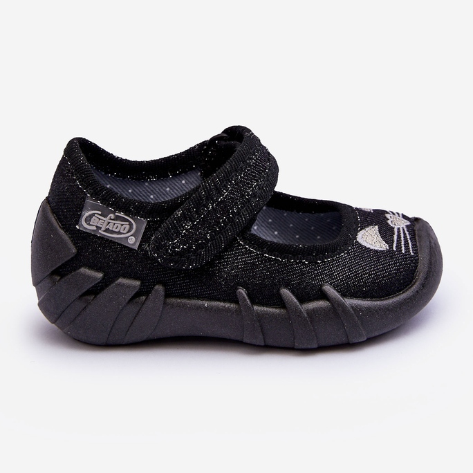 BEFADO S.A. Befado Chaussons Ballerines Chat Brillant 109P234 Noir 2