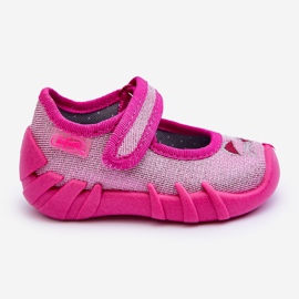 BEFADO S.A. Befado Chaussons Ballerines Chat Brillant 109P235 Rose noir 2