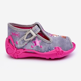 BEFADO S.A. Befado Pantoufles Écureuil Sandales 213P137 Gris et Rose 2