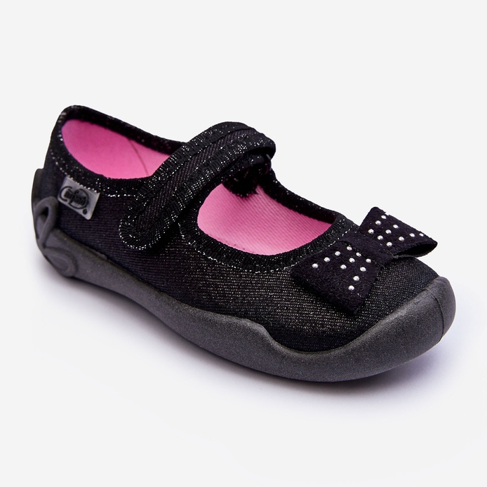 BEFADO S.A. Chaussons enfants Ballerine nœuds Befado 114X240 Noir le noir 1