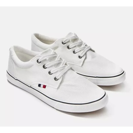 Baskets homme Owens blanches 2