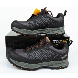 Chaussures de travail de santé et de sécurité pour hommes Regatta Pro Kata S1P Trk125 noir et gris 5