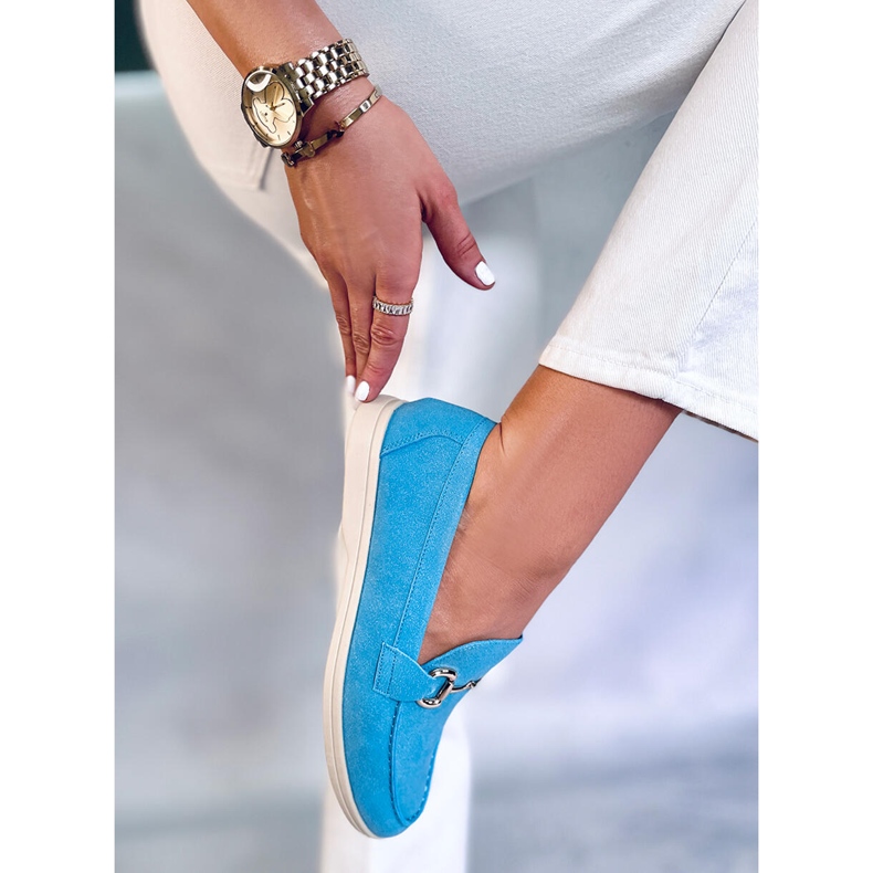 Mocassins femme Milva Bleu 2