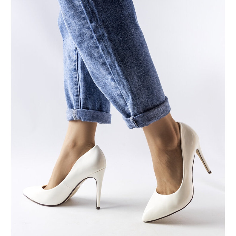 Escarpins Marcos vernis blancs blanche 1 Escarpins Marcos vernis blancs blanche 1