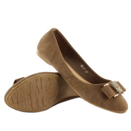 Ballerines soignées 301-7 kaki 1