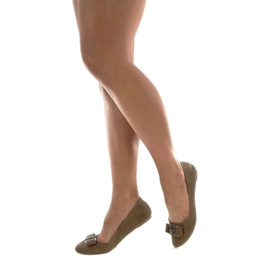 Ballerines soignées 301-7 kaki 4