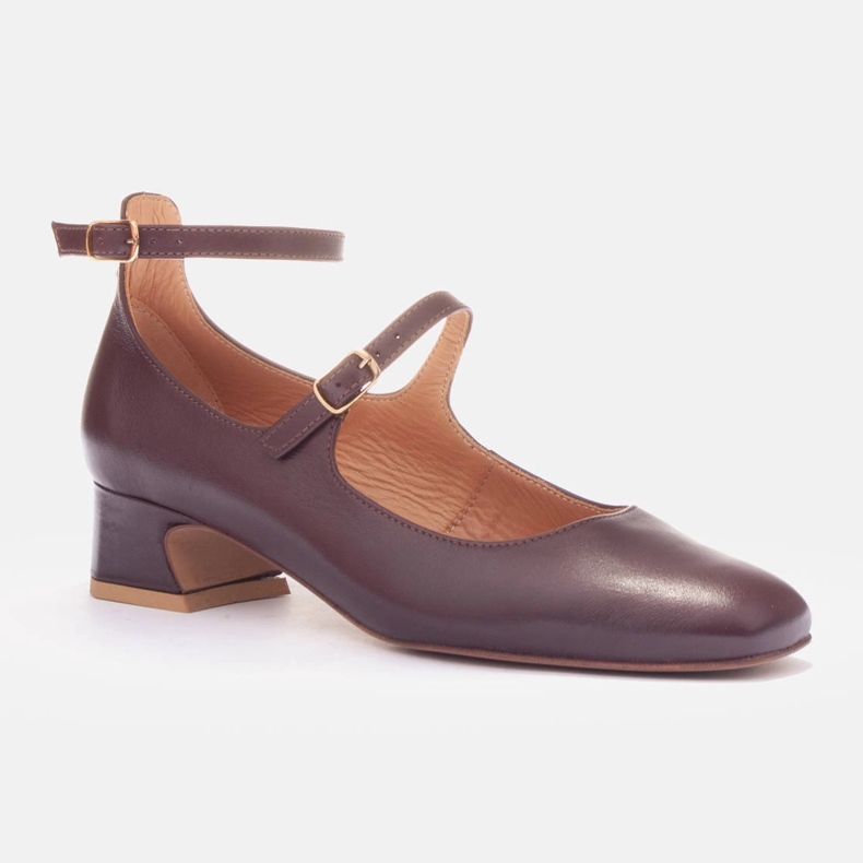 Marco Shoes Escarpins avec fermoir rouge 1