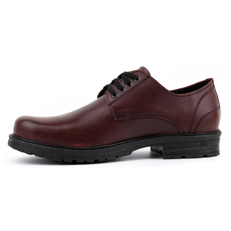 Polbut Chaussure trappeur en cuir homme 2120 bordeaux rouge 1 Polbut Chaussure trappeur en cuir homme 2120 bordeaux rouge 1