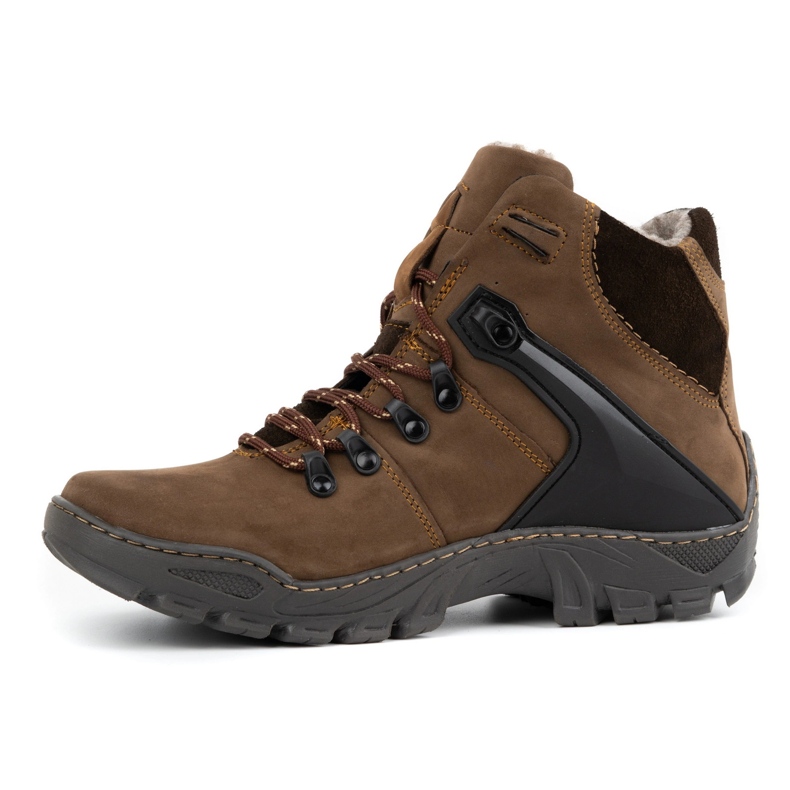 Olivier Bottes de neige hiver homme 119 trekking nubuck marron brun 1 Olivier Bottes de neige hiver homme 119 trekking nubuck marron brun 1