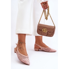 PG1 Ballerines roses à pois pour femmes Adore 2