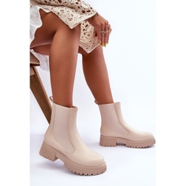 Bottines Chelsea Classiques En Cuir Beige Isminna 1 Bottines Chelsea Classiques En Cuir Beige Isminna 1