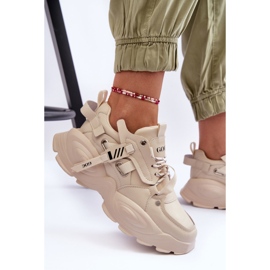 GOE MM2N4015 Baskets de sport, Beige 2
