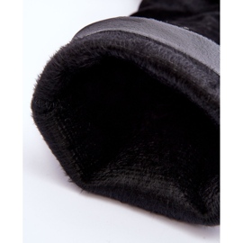 FJ1 Bottes en daim Virdana noires à talons massifs le noir 6