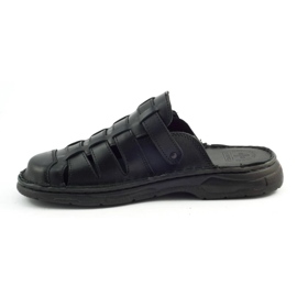 ŁUKPOL Chaussons homme 860 noir 2