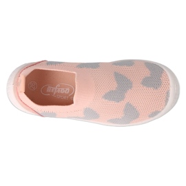Chaussures enfant Befado rose et gris 102X002 3