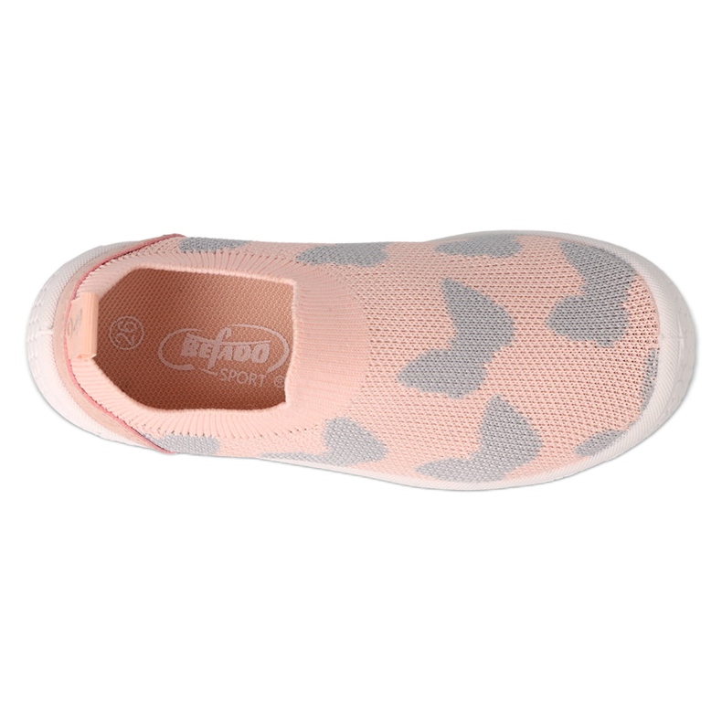 Chaussures enfant Befado rose et gris 102X002 3