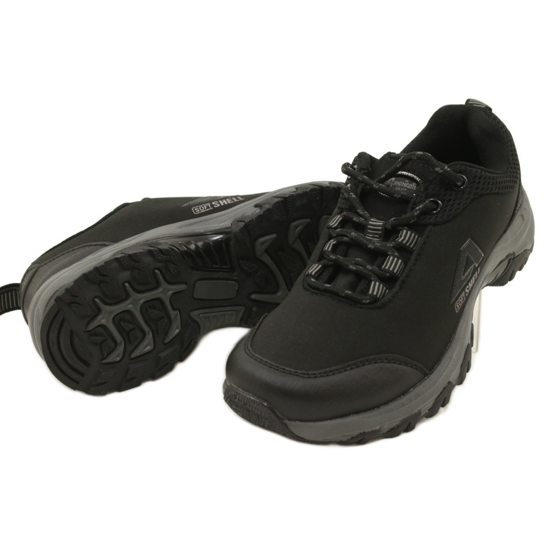 American Club Chaussures de sport américaines pour femmes softhell imperméables 1802 noir 5