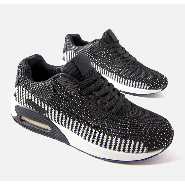 Inna Baskets homme Alvin noires et blanches 2