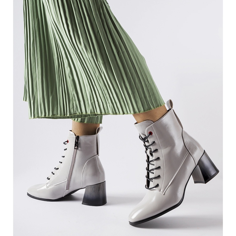 Inna Bottines isolées grises de Vinceza 1