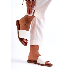 Sandales Classiques Femme Blanc Aphrodite 4